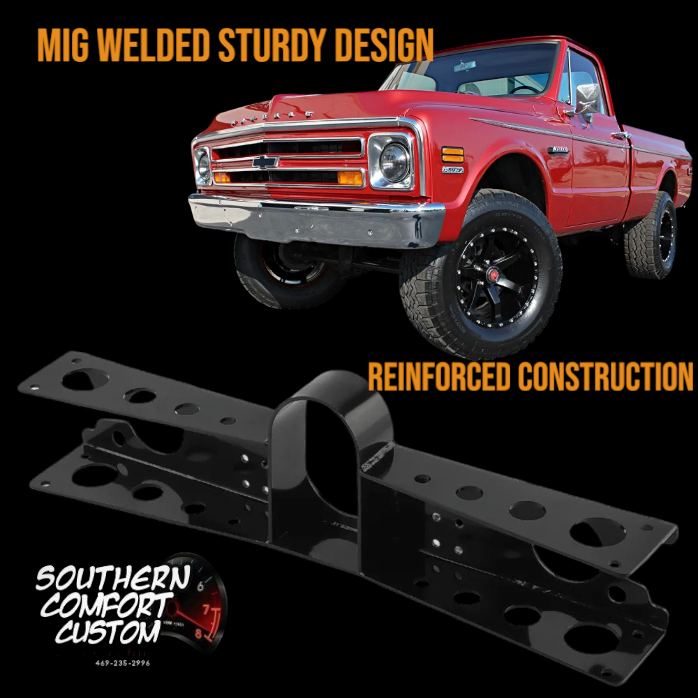 Trailing Arm Cross Member Anti Squat Brackets Rear compatible for Chevy C10 compatible for GMC C15 1967-72
