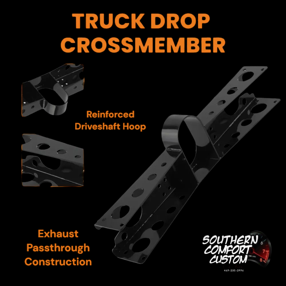 Trailing Arm Cross Member Anti Squat Brackets Rear compatible for Chevy C10 compatible for GMC C15 1967-72