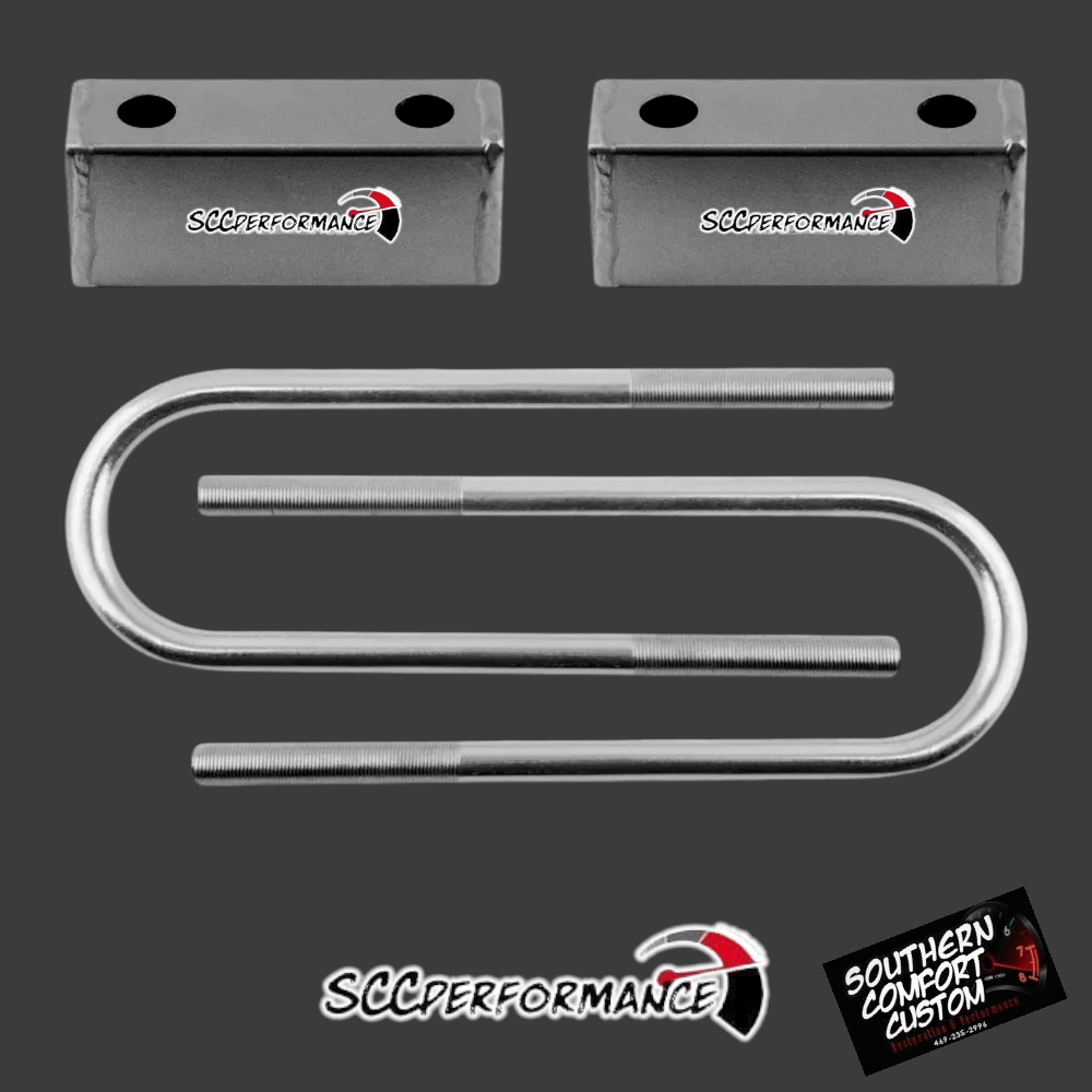 Rear Drop Kit 3 Lowering Blocks compatible for Chevy GMC C10 1963-1972