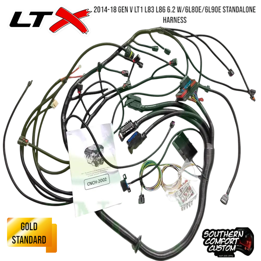 GEN V LT1 L86 L83 Swap 6.2 5.3 Drive by Wire 58X Fuel Injection Wiring Harness w/ 6L80E Automatic Transmission