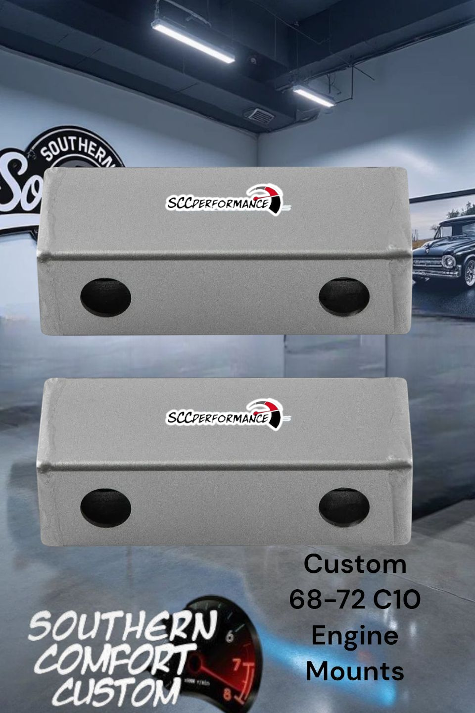 Rear Drop Kit 3 Lowering Blocks compatible for Chevy GMC C10 1963-1972