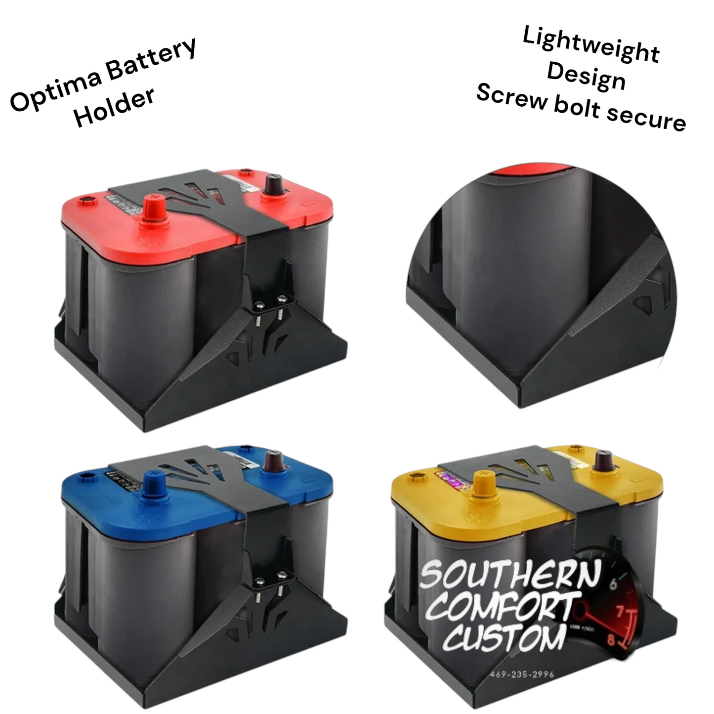 Heavy Duty Battery Holder