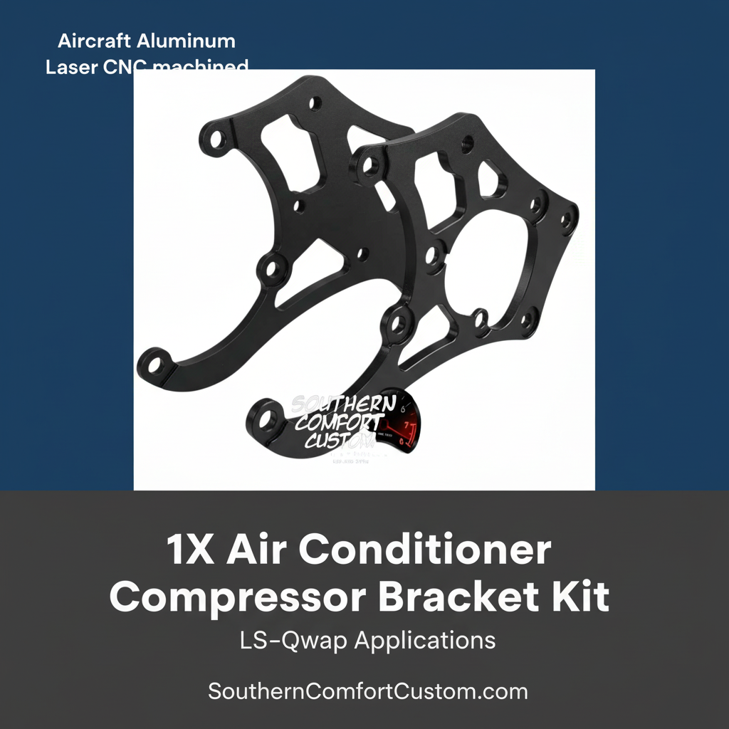 1X Air Conditioner Compressor Bracket Kit (including all necessary mounting hardware)