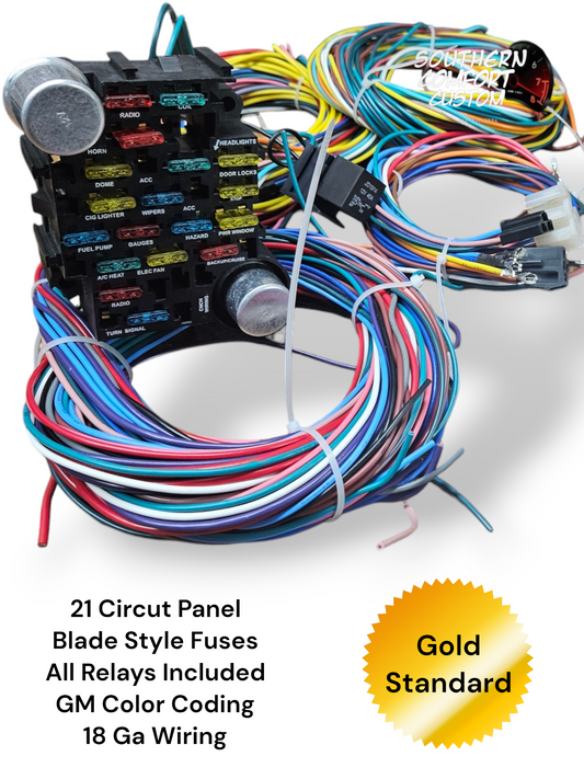 Universal HotRod Full Harness 21 Curcuit extended length wiring