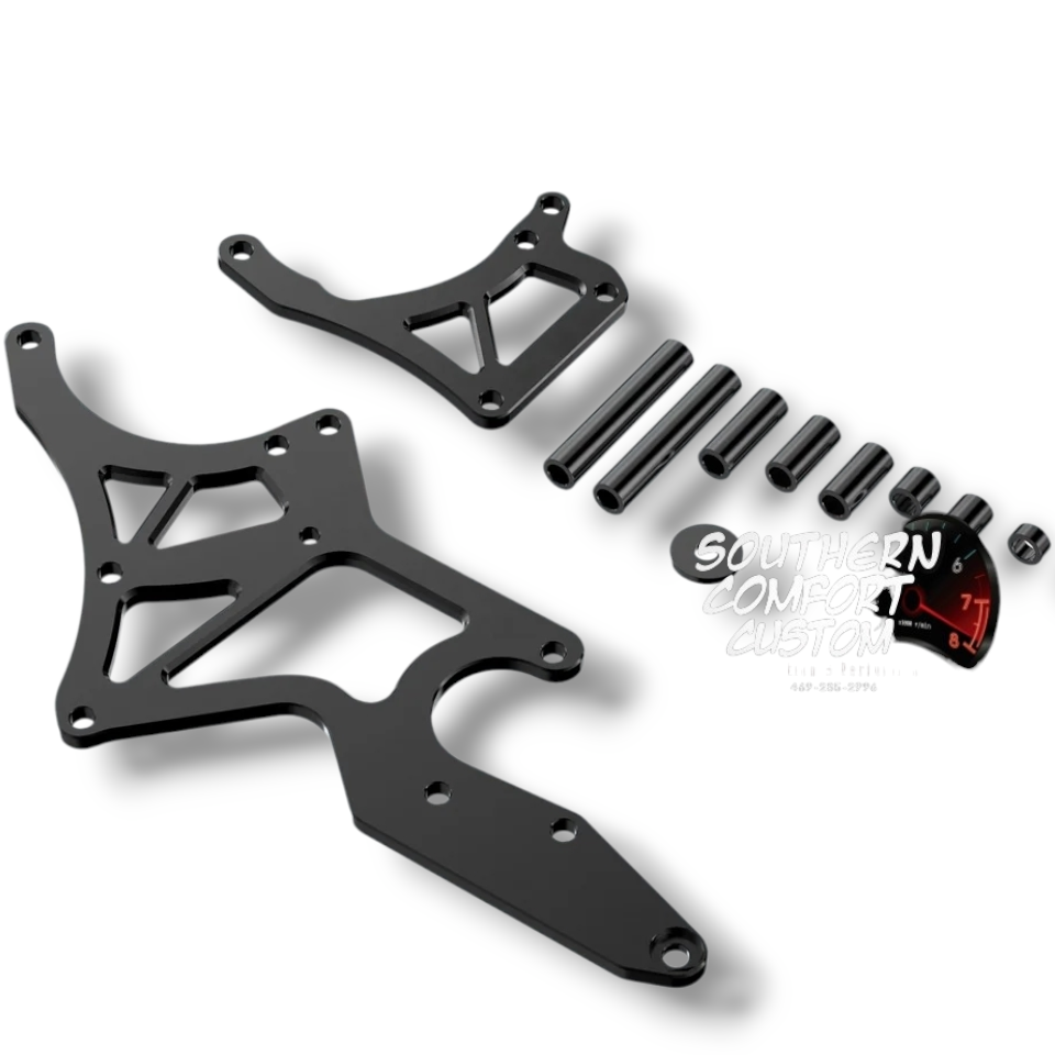 Power Steering Pump Bracket, LS Engine Bracket Serpentine Alternator Bracket Kit
--Condition: Brand New
--Color: Black
--Material: Aluminum
--Surface Finish: Anodized
--Placement on Vehicle: Driver Side (US)