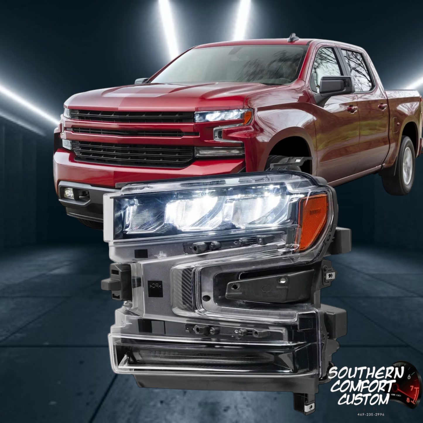 Headlights YEAR MAKER MODEL 2019-2021 Chevrolet
 Chevy Silverado 1500