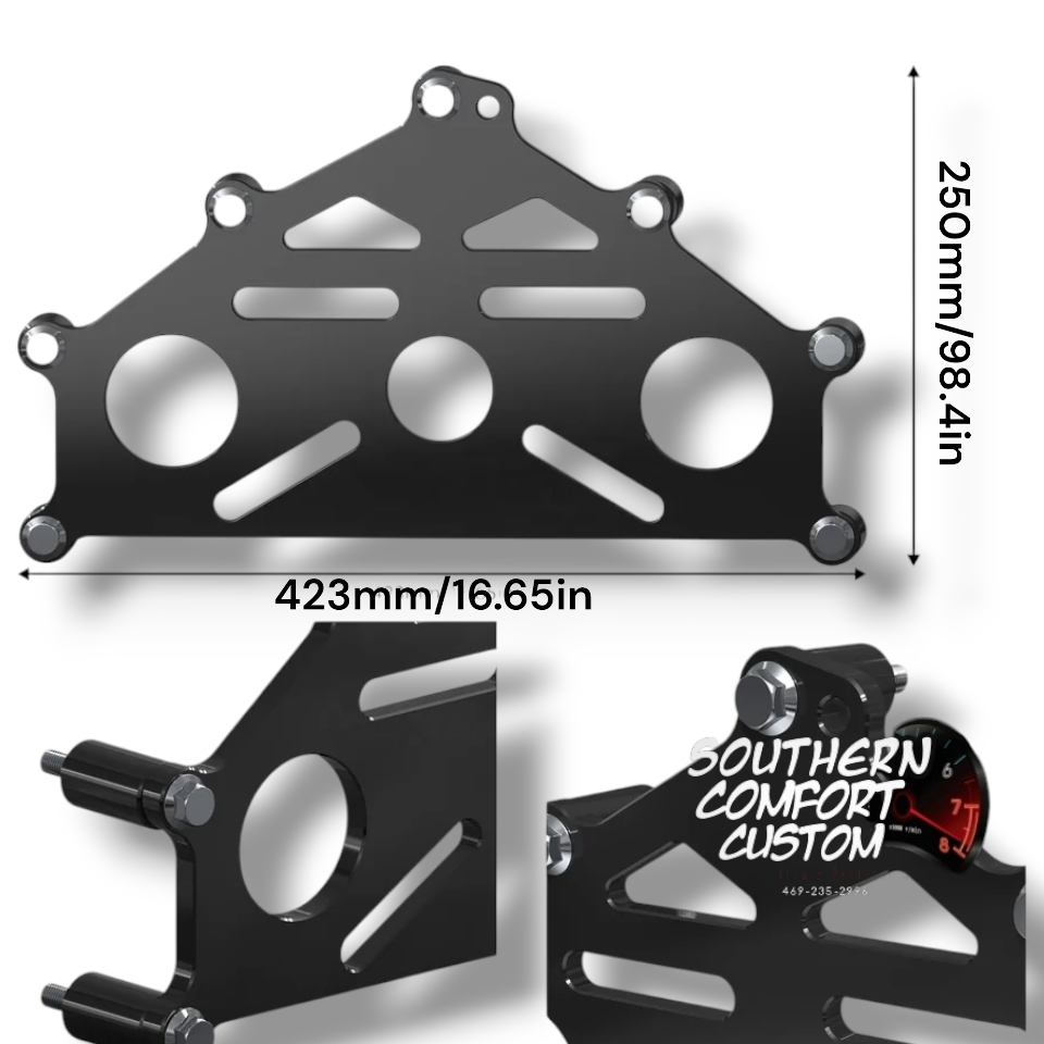 LS LT Engines Heavy-Duty Engine Stand Support Adapter Plate Bracket For Chevy SBC BBC LS7 LQ4 LM7 L96