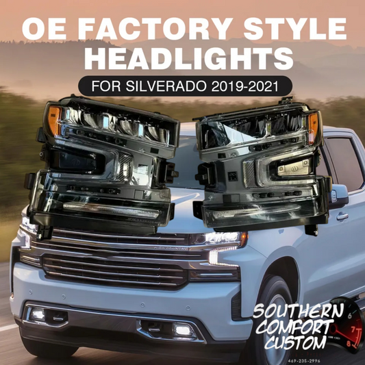 Headlights YEAR MAKER MODEL 2019-2021 Chevrolet
 Chevy Silverado 1500