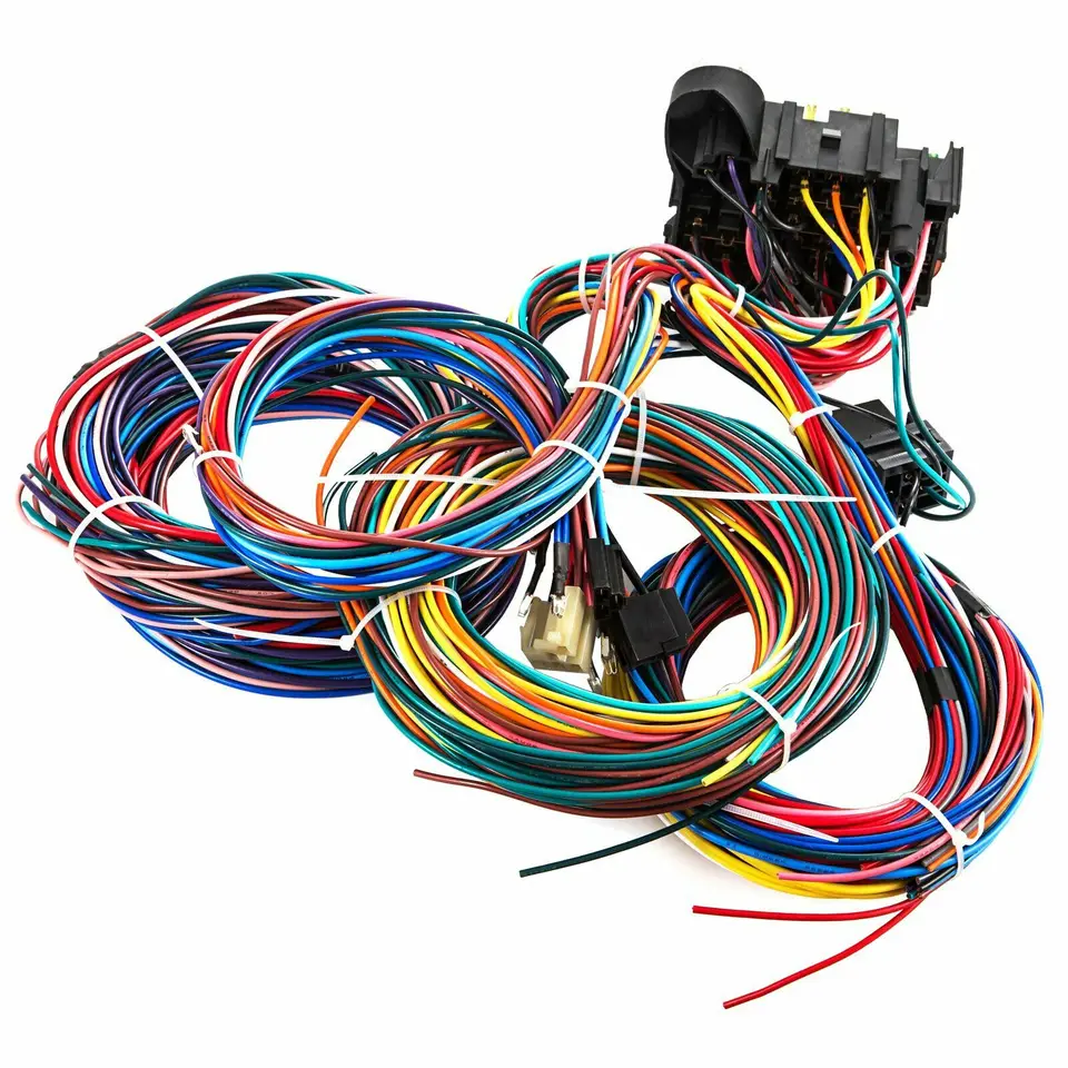 Universal HotRod Full Harness 21 Curcuit extended length wiring